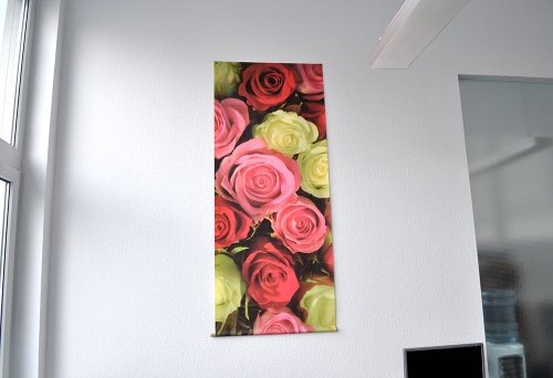 Deko-Banner mit Rosen-Motiv Deko-Banner mit Rosen-Motiv