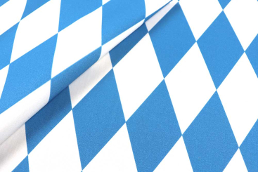 Baumwollstoff Bavaria - Raute 
