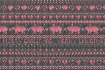 Wellness-Fleece - Collection Norway - Piggy Christmas 