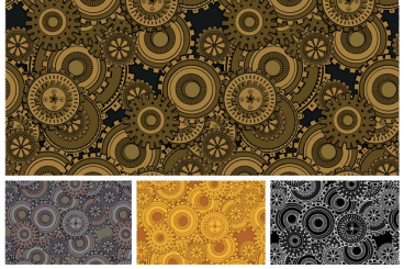Steampunk-Blackout - Zahnrad 