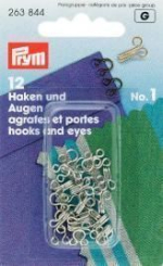 Federhaken Silber No. 1S 