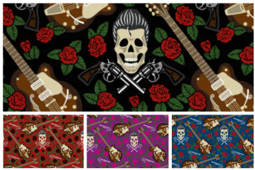 Universalstoff Rockabilly - Skull Rocker 