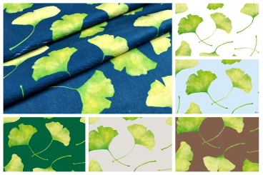 Wellness-Fleece - Ginkgo-Traum 