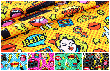 Dekostoff - Pop-Art-Comic 
