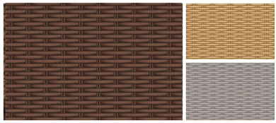 Akustikstoff perm. schwer entfl. - Rattan-Optik 