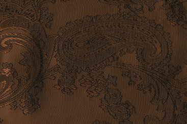 Jacquard-Taft - Paisley - Braun/Schwarz - 2,0 Meter 