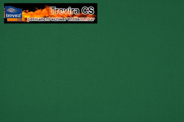Trevira CS - 160 cm breit - permanent schwer entflammbar - Grün - 1,0 Meter 