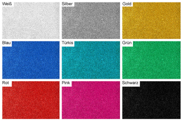 Moosgummi Glitzer - Meterware 