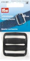 Leiterschnalle schwarz 40 mm - 2 Stück 