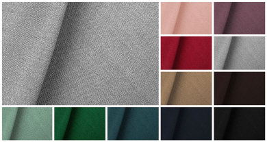Universalstoff Melange - Diagonal-Elastik 