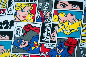 Universalstoff - Comic - Bunt - 2,0 Meter 