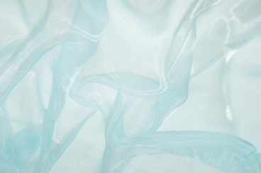 Organza Stoff - Helltürkis - 2,0 Meter 