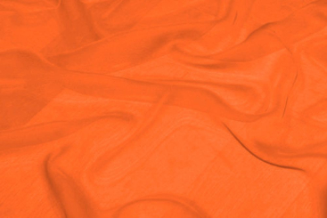 Chiffon Stoff - Orange - 2,0 Meter 