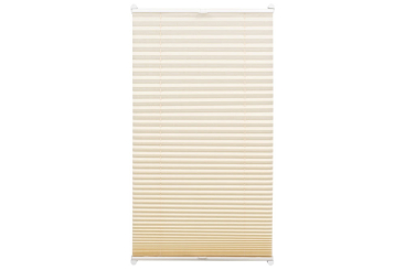 EASYFIX Plissee - 2 Bedienschienen - 100 x 130 cm - Creme 