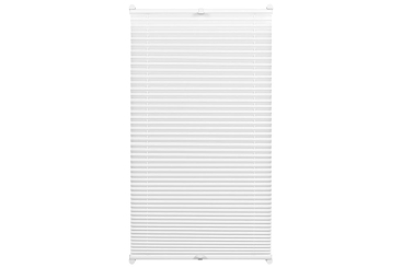 EASYFIX Plissee - 2 Bedienschienen - 90 x 130 cm - Weiß 