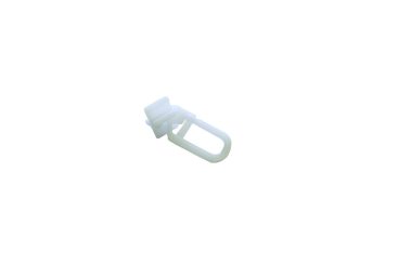 GARDINIA X-Gleiter mit Faltenlegehaken für Aluminium-Vorhangschiene/-Stange mit Innenlauf - 25 Stück - Weiß 