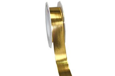 Metallicband - 25 mm -  25 m-Rolle - Gold 