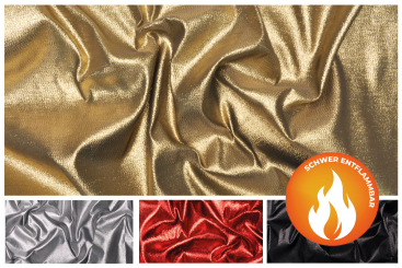 Lurex Stoff flammhemmend - 310 cm 