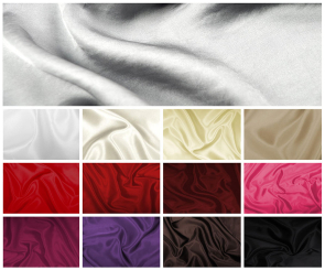 Bekleidungsstoff Satin - Seidentouch 