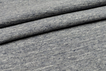 Sweatshirt-Stoff geraut - Grau Melange 
