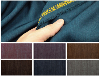 Bekleidungsstoff Melange - Cashmere feeling 
