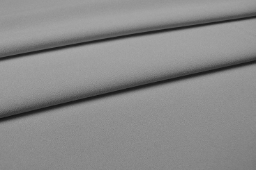 Crêpe Georgette - Uni - Grau - 1,0 Meter 