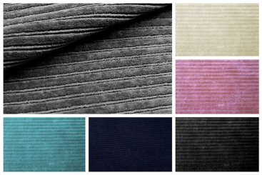 Cord-Jersey - Uni 