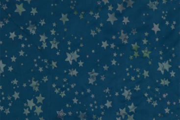 Outdoorstoff light - wasserabweisend - Shiny Stars - Petrol 