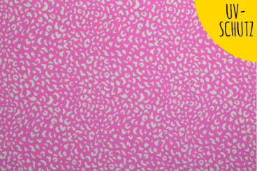 Badeanzugstoff - Pink Leo 