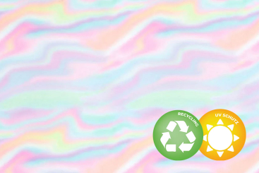 Badeanzugstoff Recycling - Aquarell 