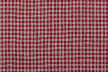Flanellstoff - Vichy Karo - Rot 