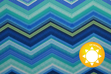 Badeanzugstoff - Ocean Zig Zag 