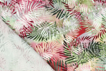 Viskosejersey Plissee - Tropic 