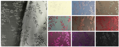 Jacquard-Taft - Zweige 