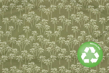 Badehosen Stoff - Olive Palm 