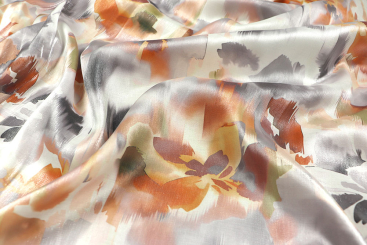 Viskose-Glanz - Faded Flower 