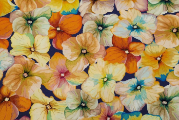 Viskosestoff - California Flower 
