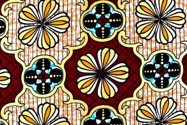 African Waxprint - Baumwolle - Doka 