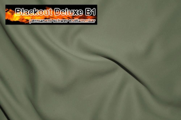 Blackout Deluxe - Permanent schwer entflammbar - Dunkelgrau - 3,0 Meter 