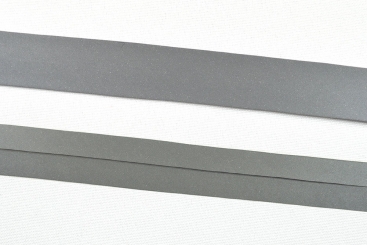 Reflektierendes Schrägband - 2/4 cm breit - Meterware 