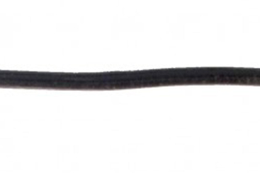 Lederkordel - Schwarz - 4 mm - Meterware 