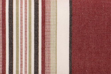 Markisenstoff 160 cm - Spain Sun - Multistreifen - Bordeaux - 1,0 Meter 