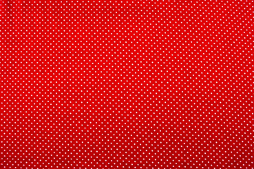 Baumwollstoff - Pünktchen - Rot/Weiß 