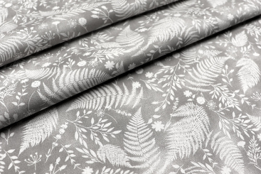 Baumwollstoff - Tropical Grey - 295 cm 