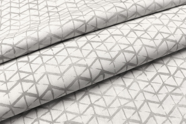 Baumwollstoff - Geo White - 295 cm 