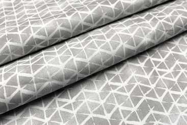Baumwollstoff - Geo Grey - 295 cm 