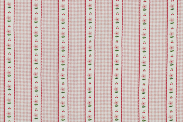 Musselin - Kirschblüten Vichy - Rosa 