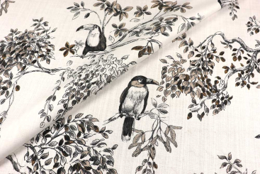 Baumwoll-Dekostoff - Tropic Birds 