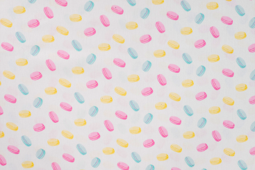 Baumwollstoff - Macarons 