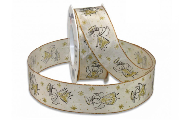 Drahtkantenband - Engel - 40 mm - 20 m-Rolle 